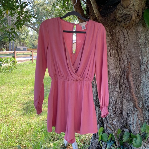 Altar'd State Pants - Pink Romper